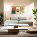Aleppo Premium Leather Armless 3 Seater Sofa