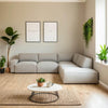 Aleppo Fabric 4 Seater Corner Sectional Sofa (Pet Friendly)