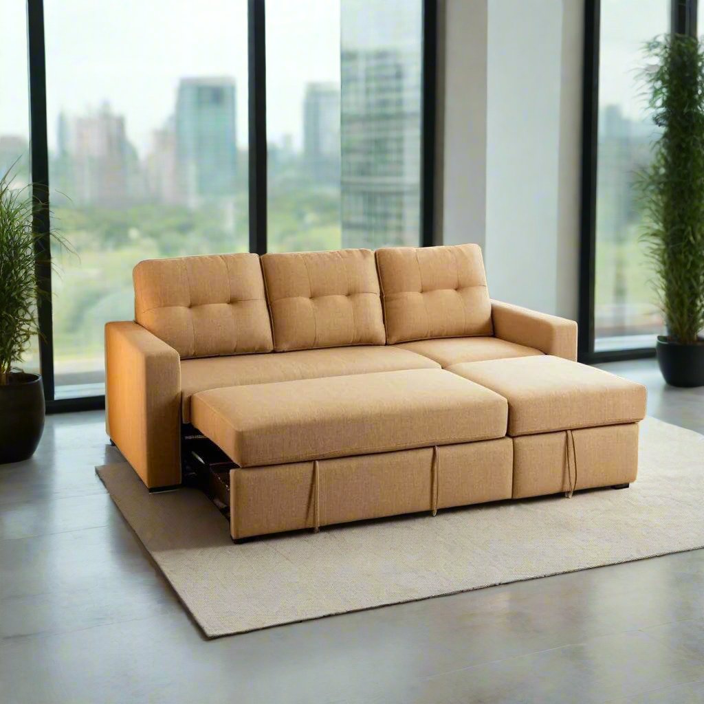Liora Sectional Sofa Bed with Storage