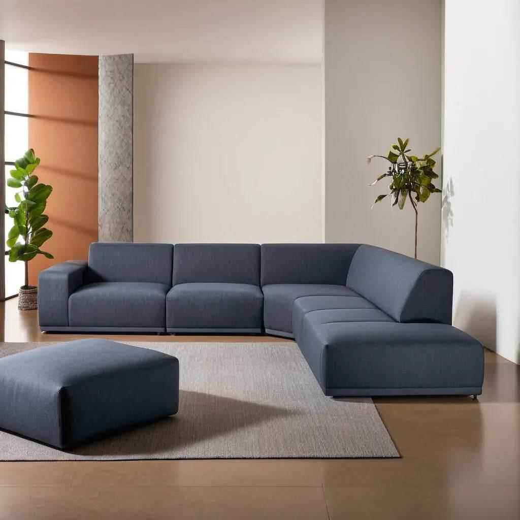 Aleppo Fabric 4 Seater Corner Sectional Sofa (Pet Friendly)