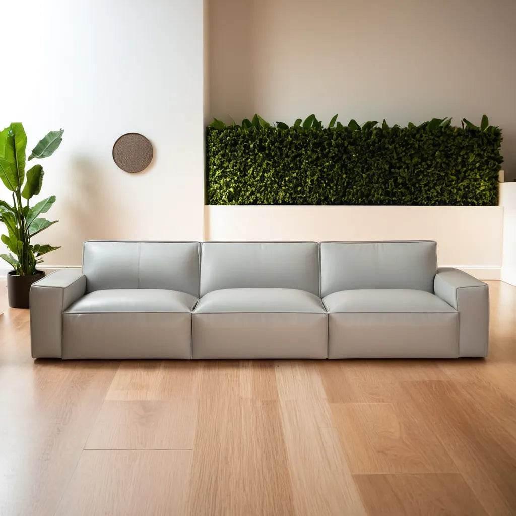 Aleppo Premium Leather 4 Seater Sofa