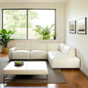 Aleppo Faux Leather 4 Seater Corner Sofa (Sectional)