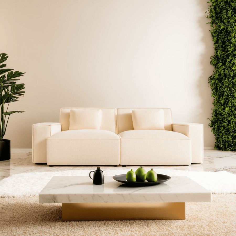 Aleppo Belgium Fabric Sofa (Water Repellent)