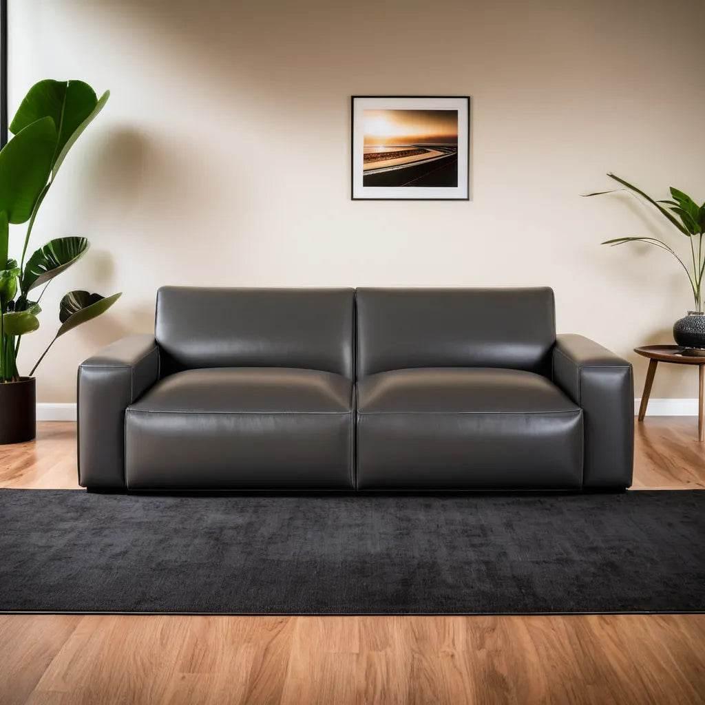 Aleppo Premium Leather 3 Seater Sofa