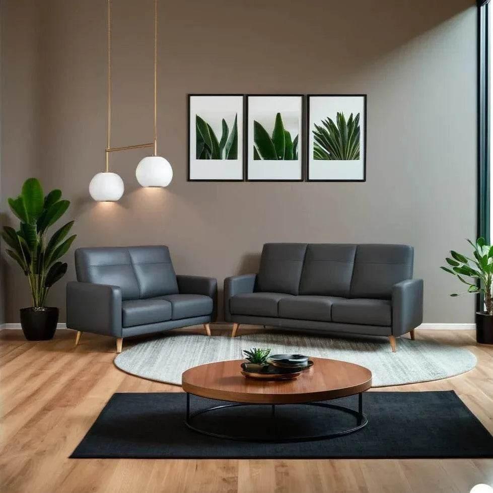 Josiah Faux Leather Sofa Singapore