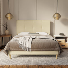 Lyra Genuine Leather Bed Frame By Esteller