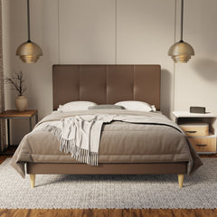 Lyra Genuine Leather Bed Frame By Esteller
