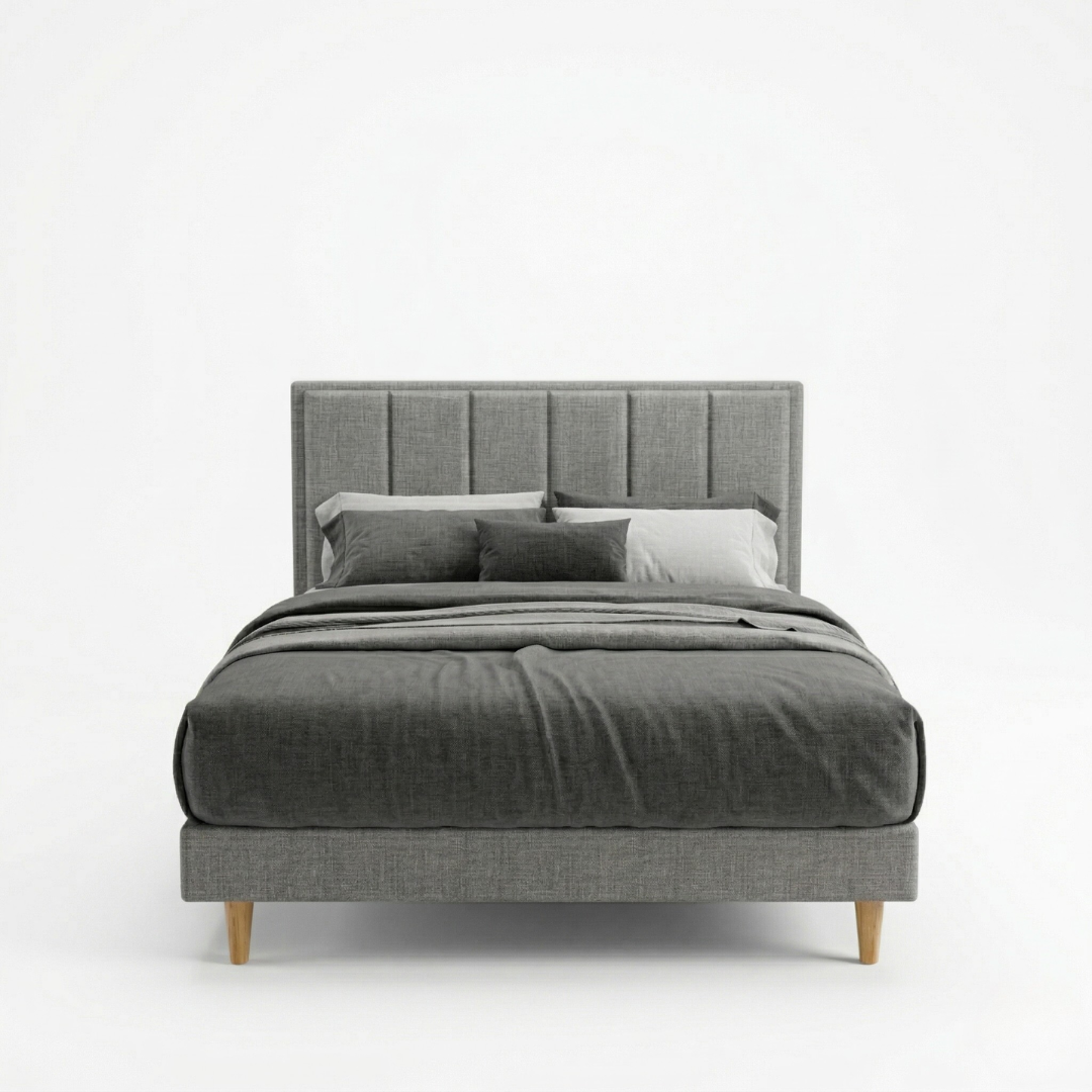 Snova Fabric Bed Frame + Somnuz® Memory Foam Mattress (Single & Super Single only)