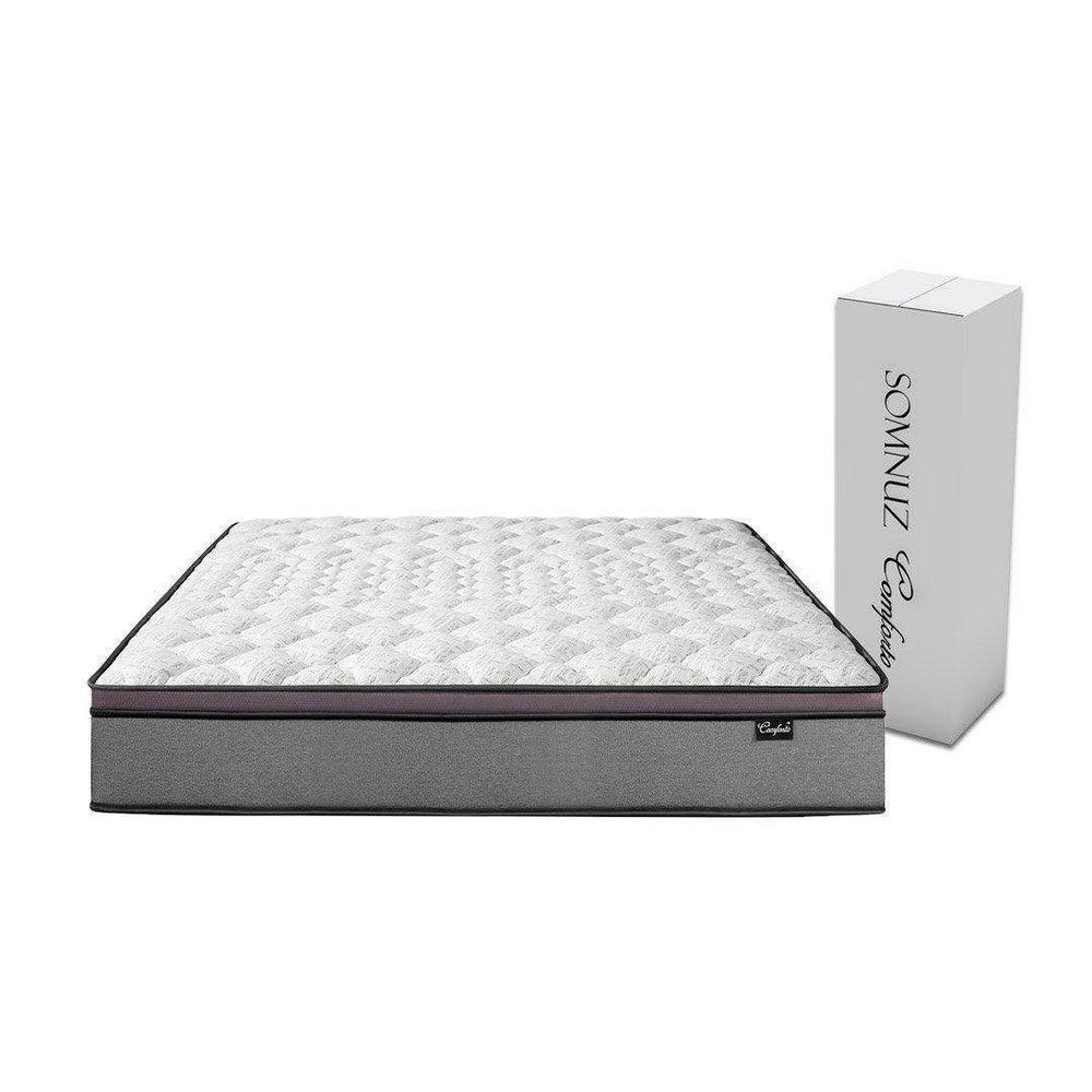 Somnuz™ Comforto 10 Inch Bamboo Fabric Latex Individual Pocketed Spring Mattress Singapore