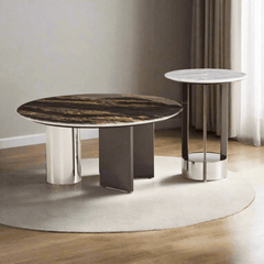 Thiago Cultured Marble Nesting Coffee Table - Maxi Home Furnishing