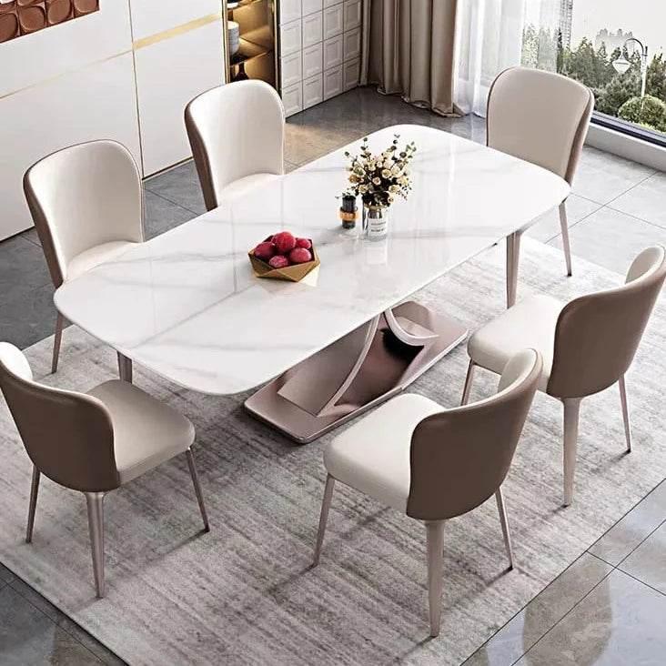 Damone Sintered Stone Dining Table - Maxi Home Furnishing