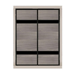 6ftx8ft Designer Wardrobe D2(AG-S8) - Maxi Home Furnishing