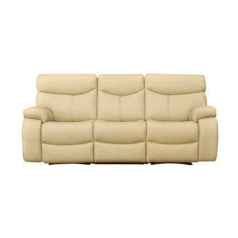 Cyril 3-Seater Leather Sofa with  Recliner