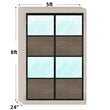 5ftx8ft Designer Wardrobe D4(NC-S2)