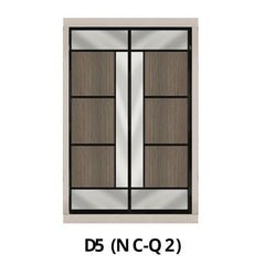 5ftx8ft Designer Wardrobe D5(NC-Q2) - Maxi Home Furnishing