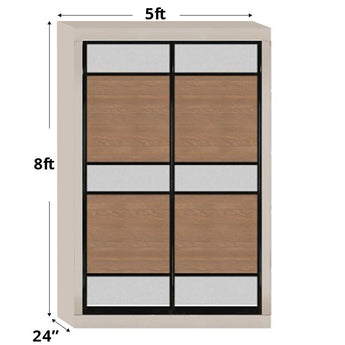 5ftx8ft Designer Wardrobe D8(AC-S3)