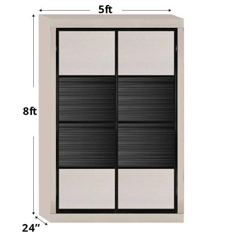 5ftx8ft Designer Wardrobe D9(NW-H9) - Maxi Home Furnishing
