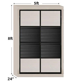 5ftx8ft Designer Wardrobe D9(NW-H9)