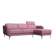 Denice L-Shape Half Leather Sofa