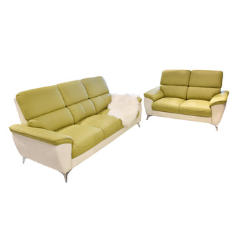 Deon_3+2Half Leather Sofa