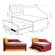 Devin Iron 5-in-1 Pull-Out Bed Frame