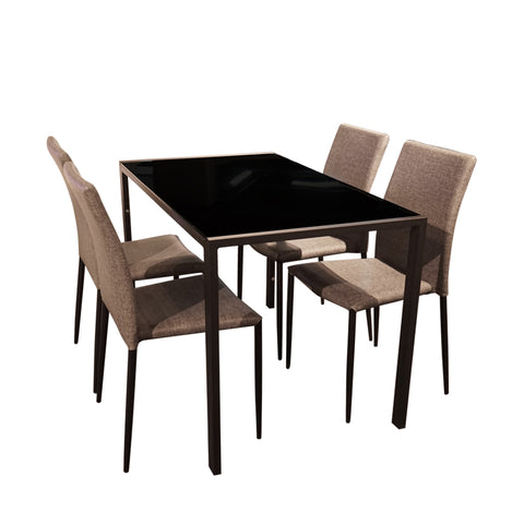 Emilee Glass Top Dining Table