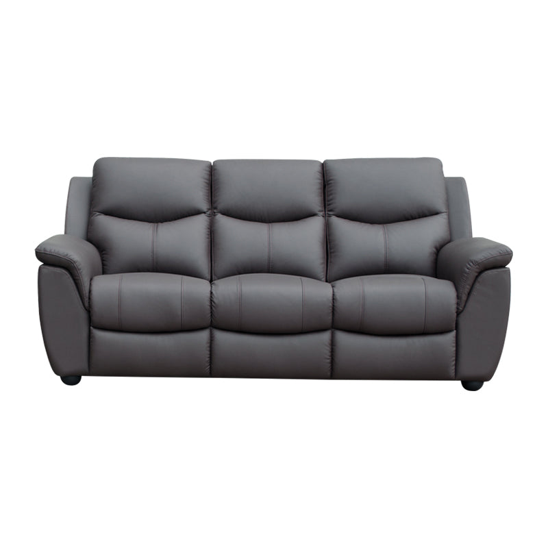 Laz 3 Seater Leather Sofa With Recliner
