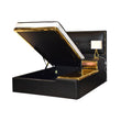 Trinity Storage with Side Storage Bed Frame Black
