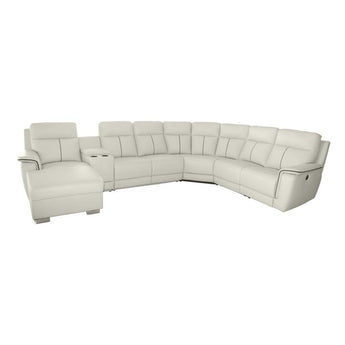 Vincente L-Shape Corner Leather Sofa